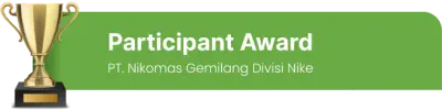 Participant Award - PT Nikamas Gemilang Divisi Nike