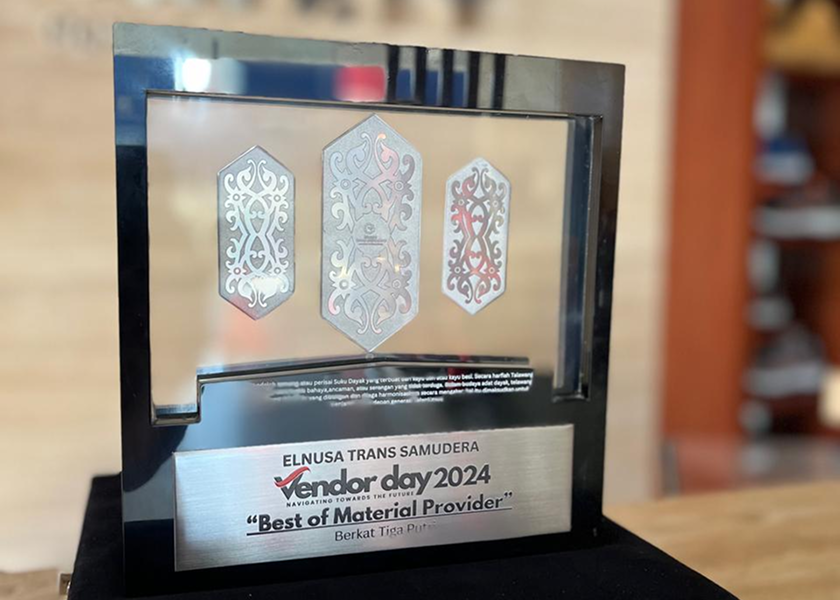 PT BERKAT TIGA PUTRI RECEIVES “BEST OF MATERIAL PROVIDER” AWARD AT VENDOR DAY 2024